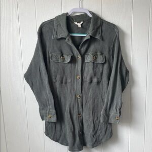 Terra & Sky Olive Cardigan